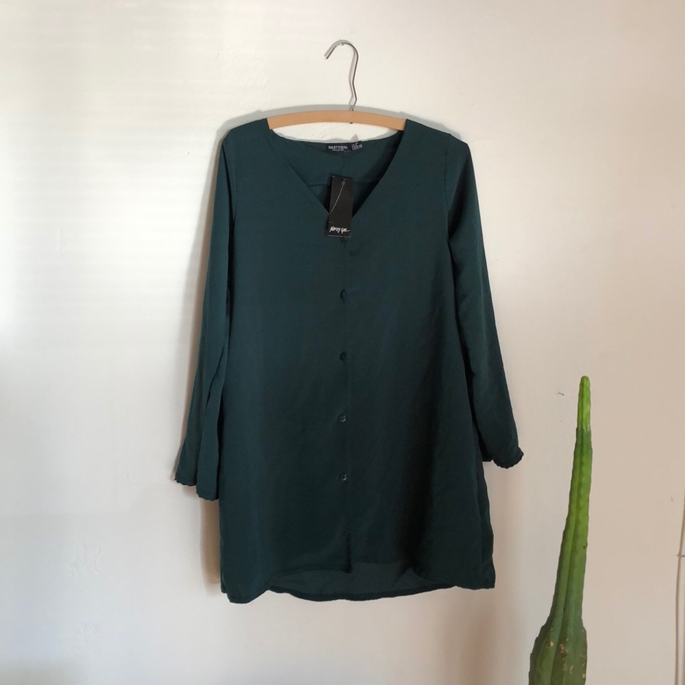 Emerald Green Nasty Gal Dress